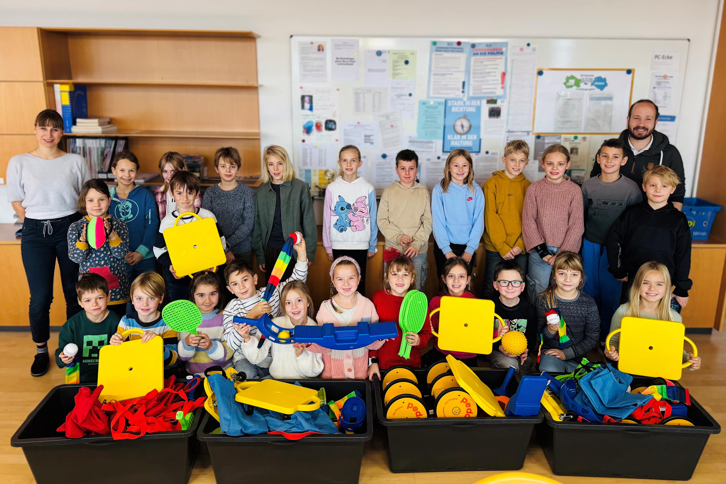 Pausenkisten in der Grundschule